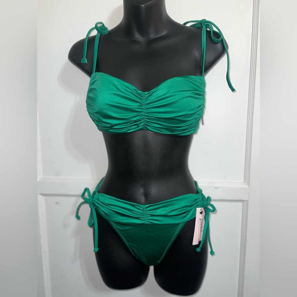 Nwt Victoria's Secret Emerald Green Bikini Set